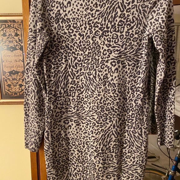 Animal print Long sweater fashion top - Picture 2 of 3